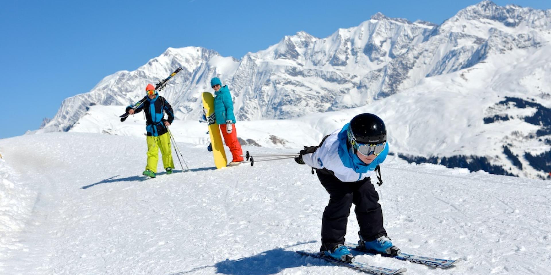 Domaine skiable de Notre Dame de Bellecombe. Savoie. France.
