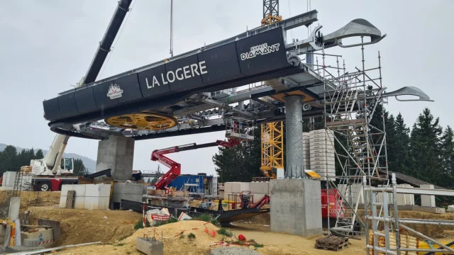 Travaux télécabine la Logère